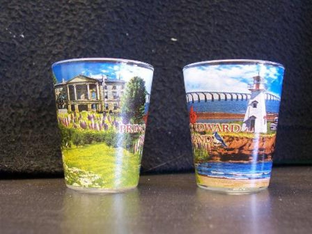 PEI Collage Shotglass 1oz.