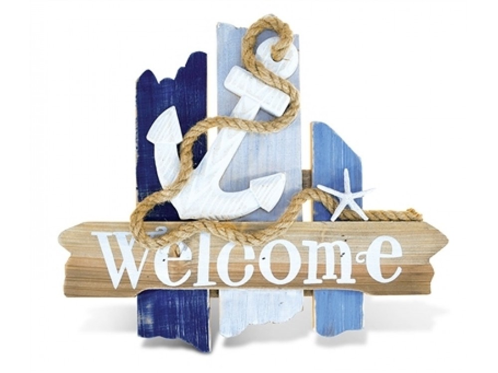 Welcome Anchor Sign