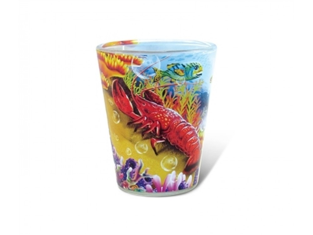 N.S. Full Color Lobster Shotglass