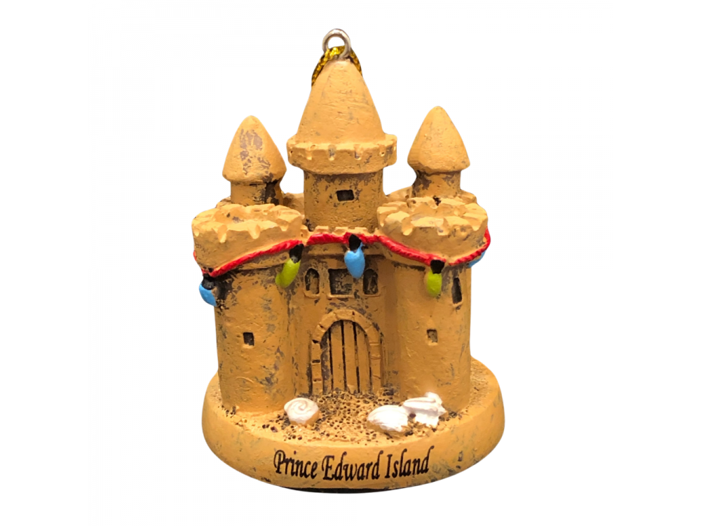 PEI Sand Castle Ornament