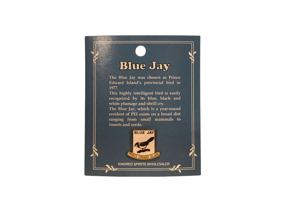 PEI Bluejay Pin