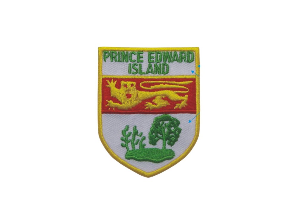 PEI Crest Embroidered Patch