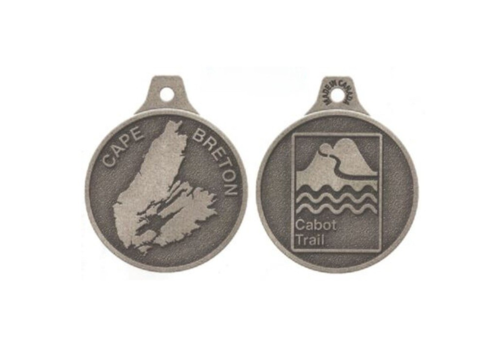 Cabot Trail Metal Keychain