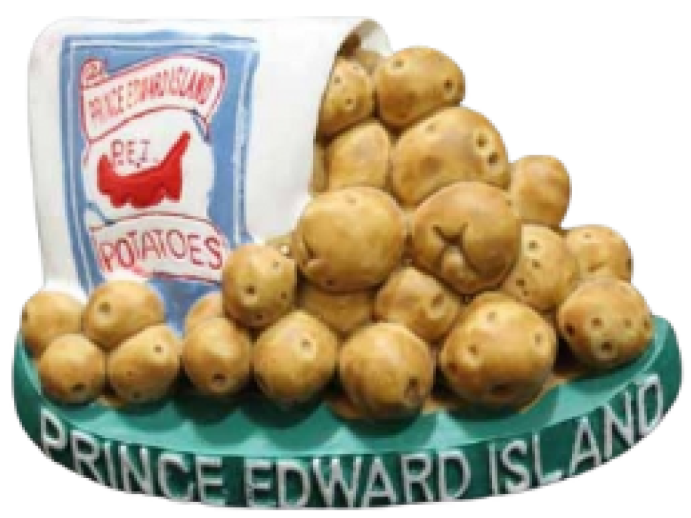PEI Potatoes & Bag Magnet