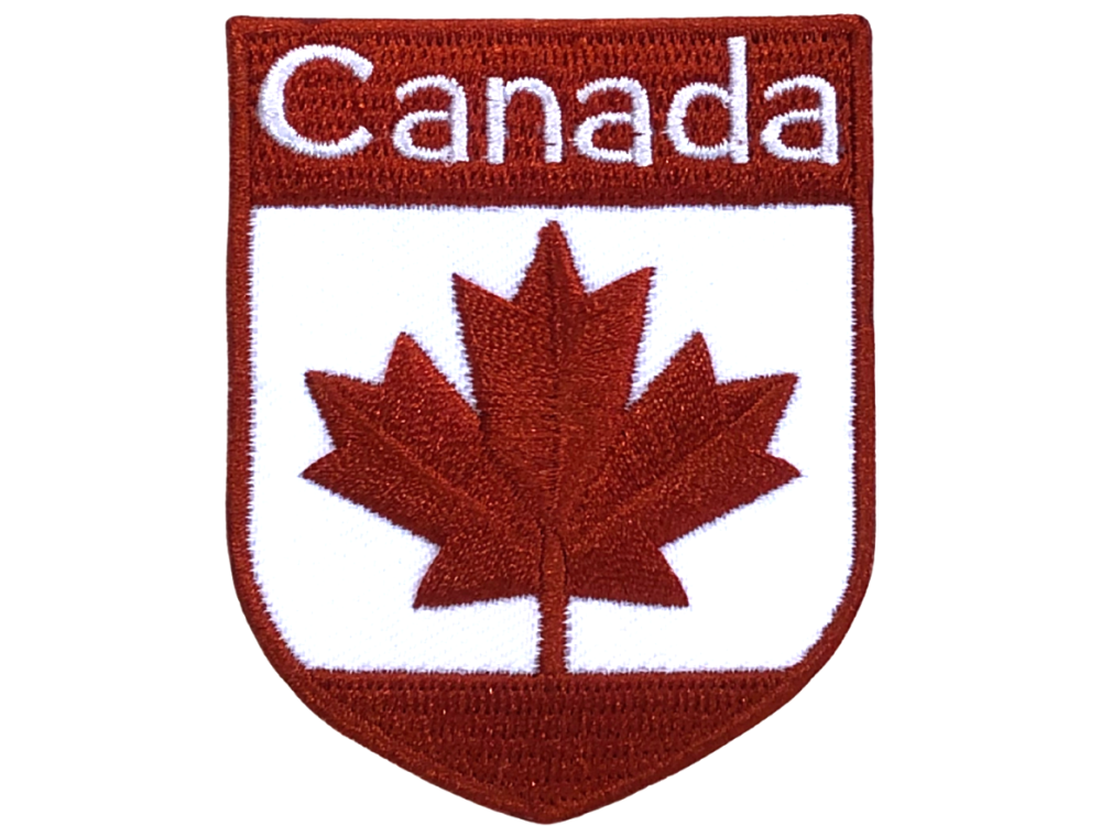 Emb Crest Patch, Canada Flag
