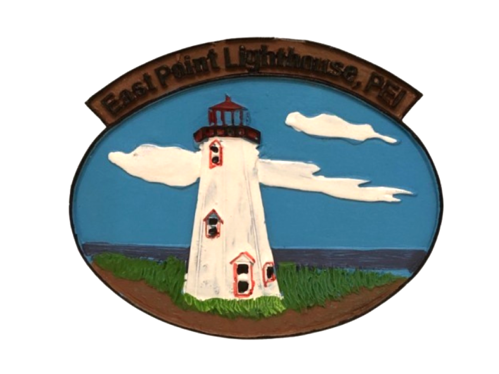East Point Lighthouse Resin magnet