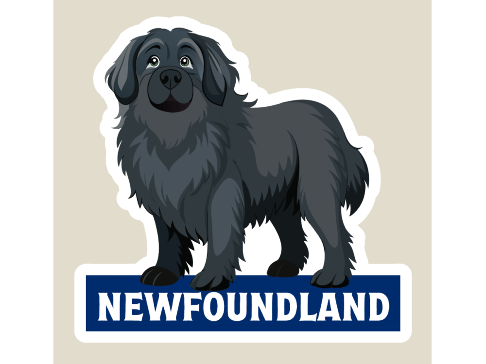 NFLD Newfoundland Dog Sticker