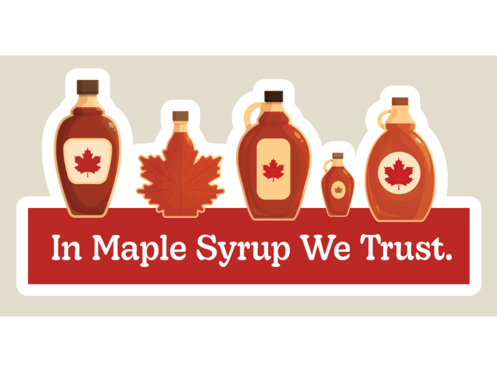 Canada Maple Syrup Sticker