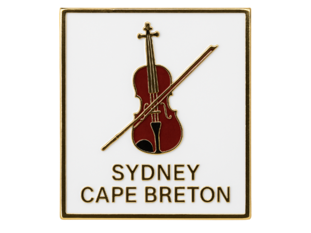 Sydney Fiddle Lapel Pin