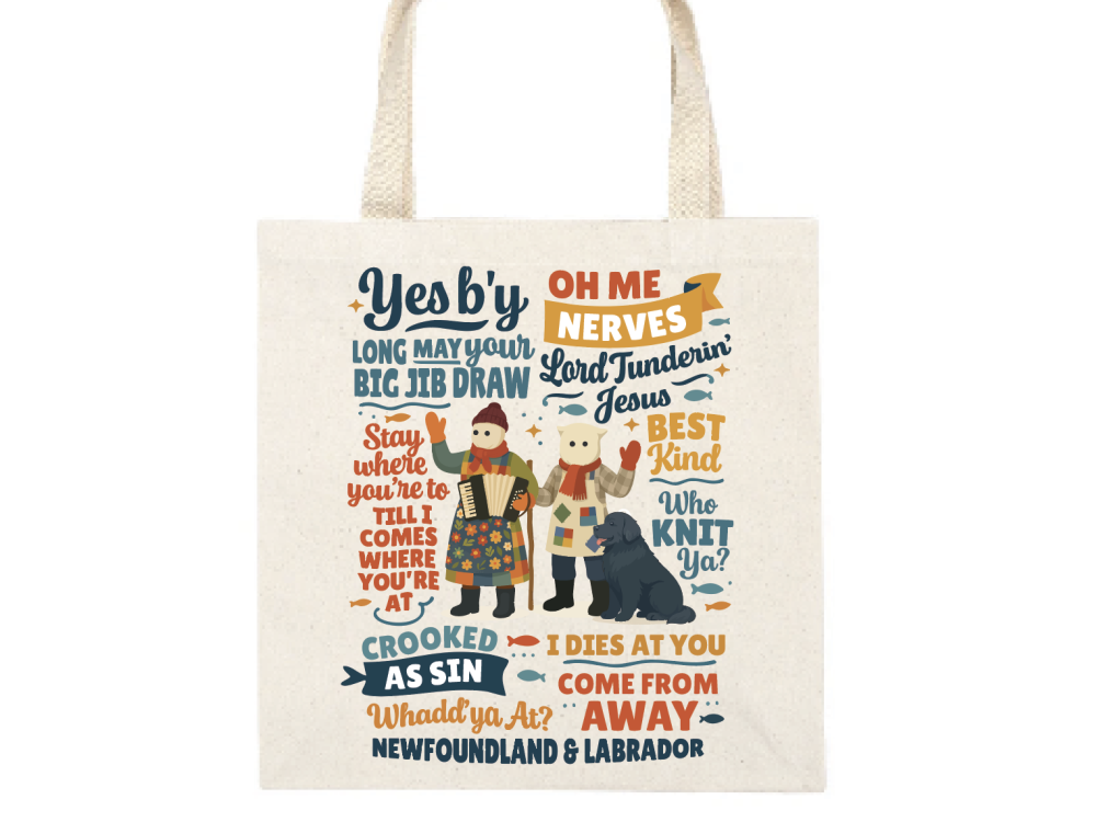 Newfoundland Quote Tote Bag