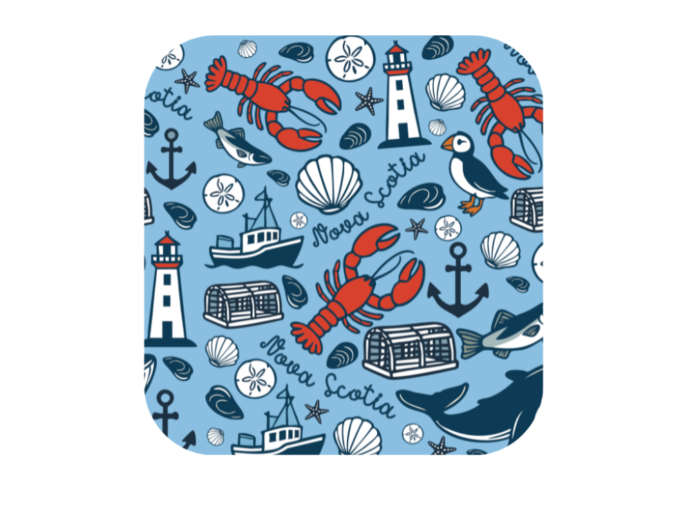 NS Nautical Cork Coaster Set (4)