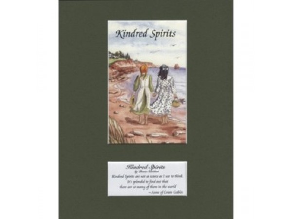 Kindred Spirits - 8 x 10 Matt w/verse