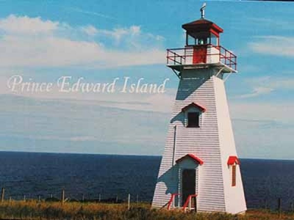 PEI Cape Tryon Lighthouse Postcard