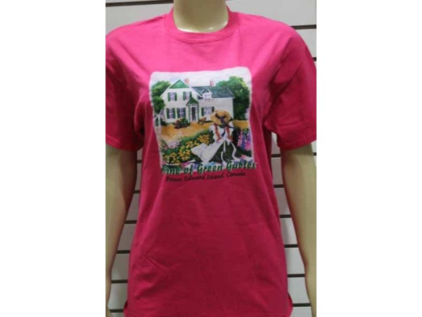 Anne on the Quilt T-Shirt Adult-XLG-Pink