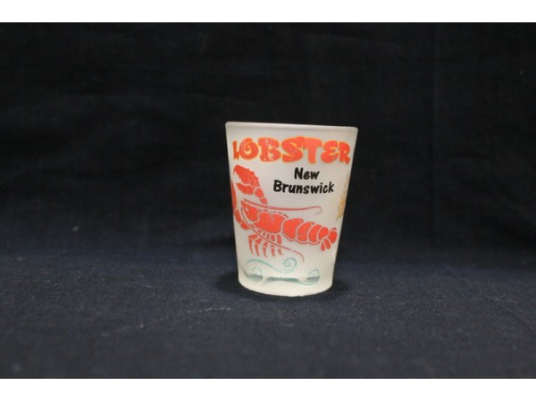 N.B. Frosted Lobster Shotglass