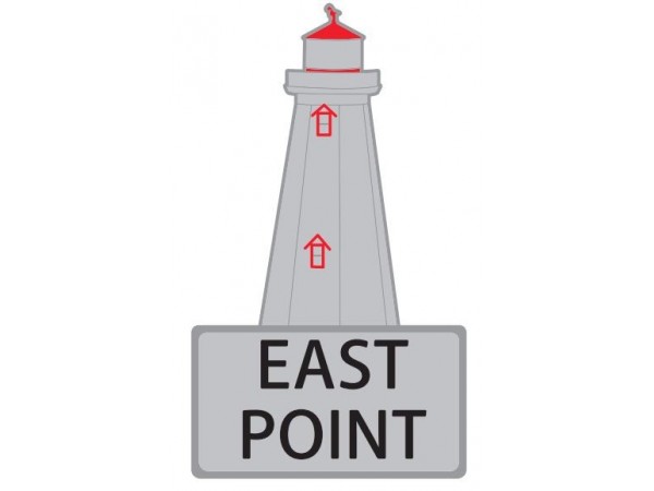 East Point Lapel Pin