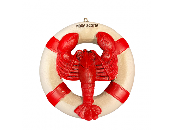 NS Life Ring/Lobster Ornament