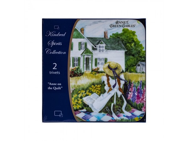 Anne on The Quilt Trivets Set of 2