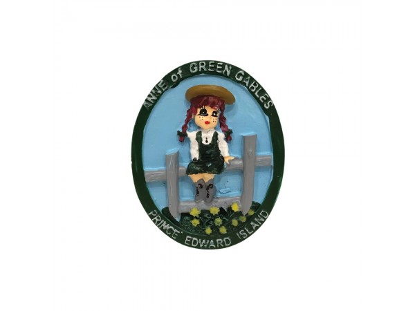 Anne On Fence Magnet