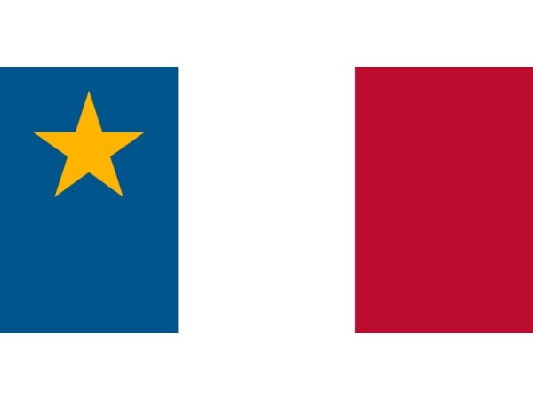 36x72 Flag - Acadian