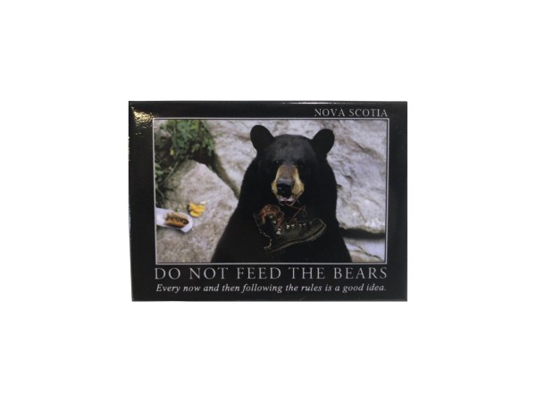 NS Don't Feed the Bears  Magnet