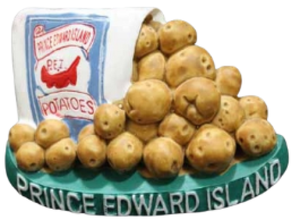 PEI Potatoes & Bag Magnet