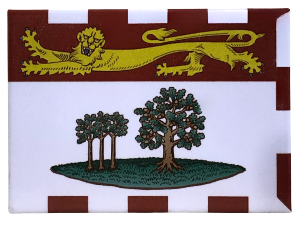 Flat PEI Flag Magnet