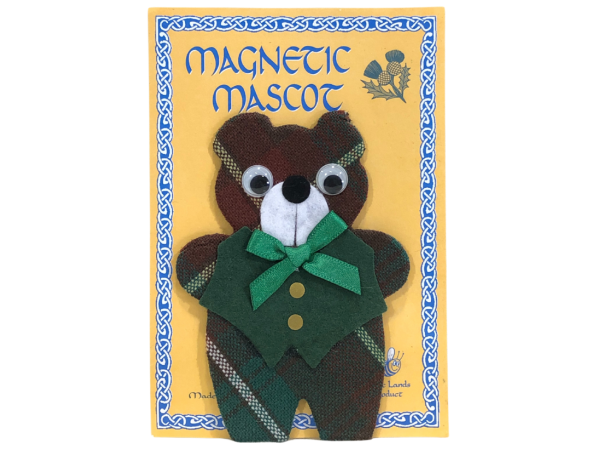 Teddy Magnet PEI Tartan