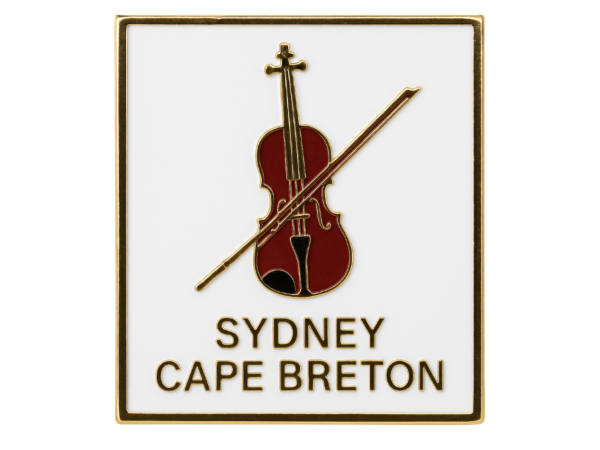 Sydney Fiddle Lapel Pin