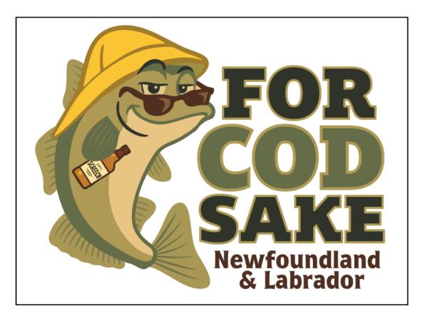 For Cod Sake NFLD Flat Magnet