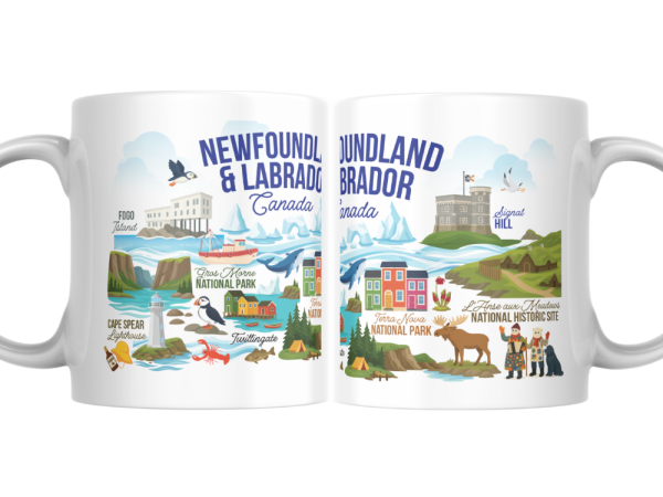 Newfoundland Icons Collage 15oz Mug