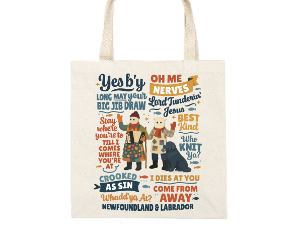 Newfoundland Quote Tote Bag