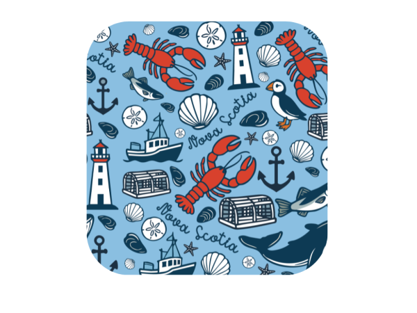 NS Nautical Cork Coaster Set (4)